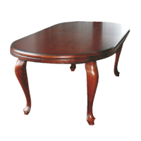 MEBLE OLEJNIKOWSKI - STÓŁ Owal z podbitką nogi Ludwik STOW 160 (160-210x90)