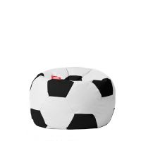 GIGANT PUFA - Pufa PIŁKA 250L biało-czarna