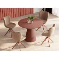 HUBERTUS - PINETO Stół 100 | Bordo mat