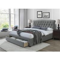 HALMAR - Łóżko Avanti 160 z szufladami, popiel