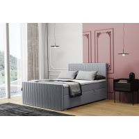 SOFIA MEBLE - PARIS Łóżko kontynentalne 140x200 z pojemnikiem