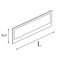 AMS Meble Biurowe - Przegroda do biurka PJ2 | Panel Płytowy Jednostronnie Tapicerowany | L=140 cm