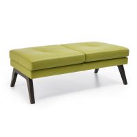 PROFIM - OCTOBER Pufa 20 | Nogi Metalowe ^ Drewniane | 2 Siedziska