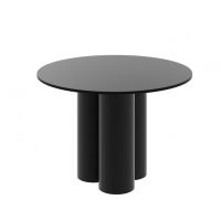 HUBERTUS - RAVEO Stół | Czarny połysk