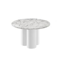 HUBERTUS - RAVEO MINI Ława | Venatino white połysk | Biały połysk