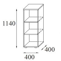 AMS Meble Biurowe - Regał Aktowy RG26 | 3OH