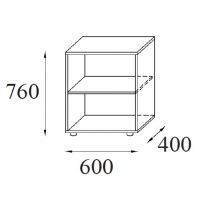 AMS Meble Biurowe - Regał Aktowy RG31 | 2OH