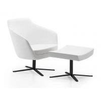 BGROUP - SNAG Fotel Konferencyjny SFL S80 | Stelaż Metalowy na Krzyżaku | Niskie Oparcie