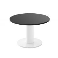 HUBERTUS - SOLO MINI Ława 80 | Czarny mat | Biały połysk