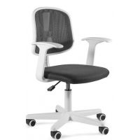 UNIQUE MEBLE - SPARKY FOTEL OBROTOWY W-134AB-W-G | SZARY