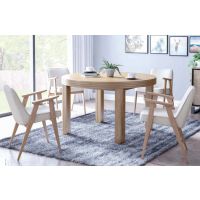 MOSKAŁA MEBLE - ST 18 Stół okrągły rozkładany