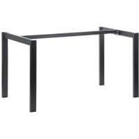 STEMA - Stelaż ramowy NY-132A/80 | Czarny | Rozsuwana belka 119-179 Głębokość 80 cm