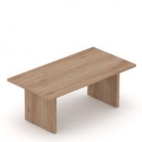 MASSONI - EXO Stół konferencyjny EXST 19 | 190x120x75h cm | Blat na prosto | 6 osób