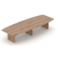 MASSONI - EXO Stół konferencyjny EXST 48 Z | 480x150x75h cm | Blat zaokrąglony | 14 osób