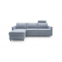 Sweet Sit - EMA Narożnik 1D(1)SL-2(140)FFP | Z funkcją spania i pojemnikiem | Stelaż włoski