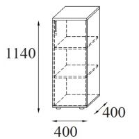 AMS Meble Biurowe - Szafka Aktowa RG27 P/L | 3OH
