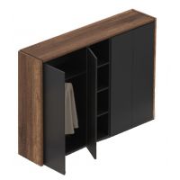 MASSONI - FUNDAMENTAL Szafa ubraniowo-aktowa MF 4204 UA | 204,4x44,5x145,6h cm | 4OH