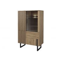 MEBIN - GINTARO Szafka z barkiem 1DS3D | Lewa