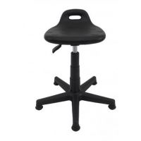 MAZUR KRZESŁA - PU 2 Taboret Black | Na Stopkach