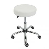 MAZUR KRZESŁA - ZETA Taboret Chrom | Na Kółkach