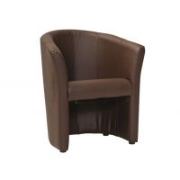 SIGNAL - TM-1 Fotel Ekoskóra | Brązowy | z PL