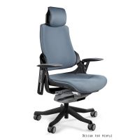 UNIQUE MEBLE - WAU W-609-B-BL417 Fotel Obrotowy | Zgodny z Rozporządzeniem z 2023 roku