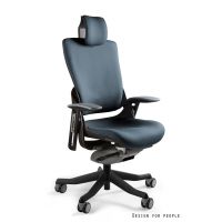 UNIQUE MEBLE - WAU 2 W-709-B-BL417 Fotel Obrotowy | Zgodny z Rozporządzeniem z 2023 roku