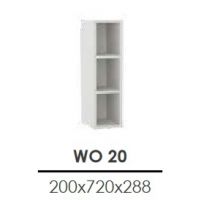 Stolkar - CLARA Szafka WO20 | Górna 20 | Otwarta | Popiel